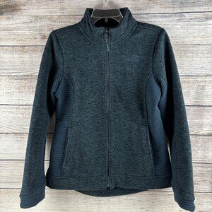 The North Face Indi Full Zip Mock Neck Jacket Blue Medium